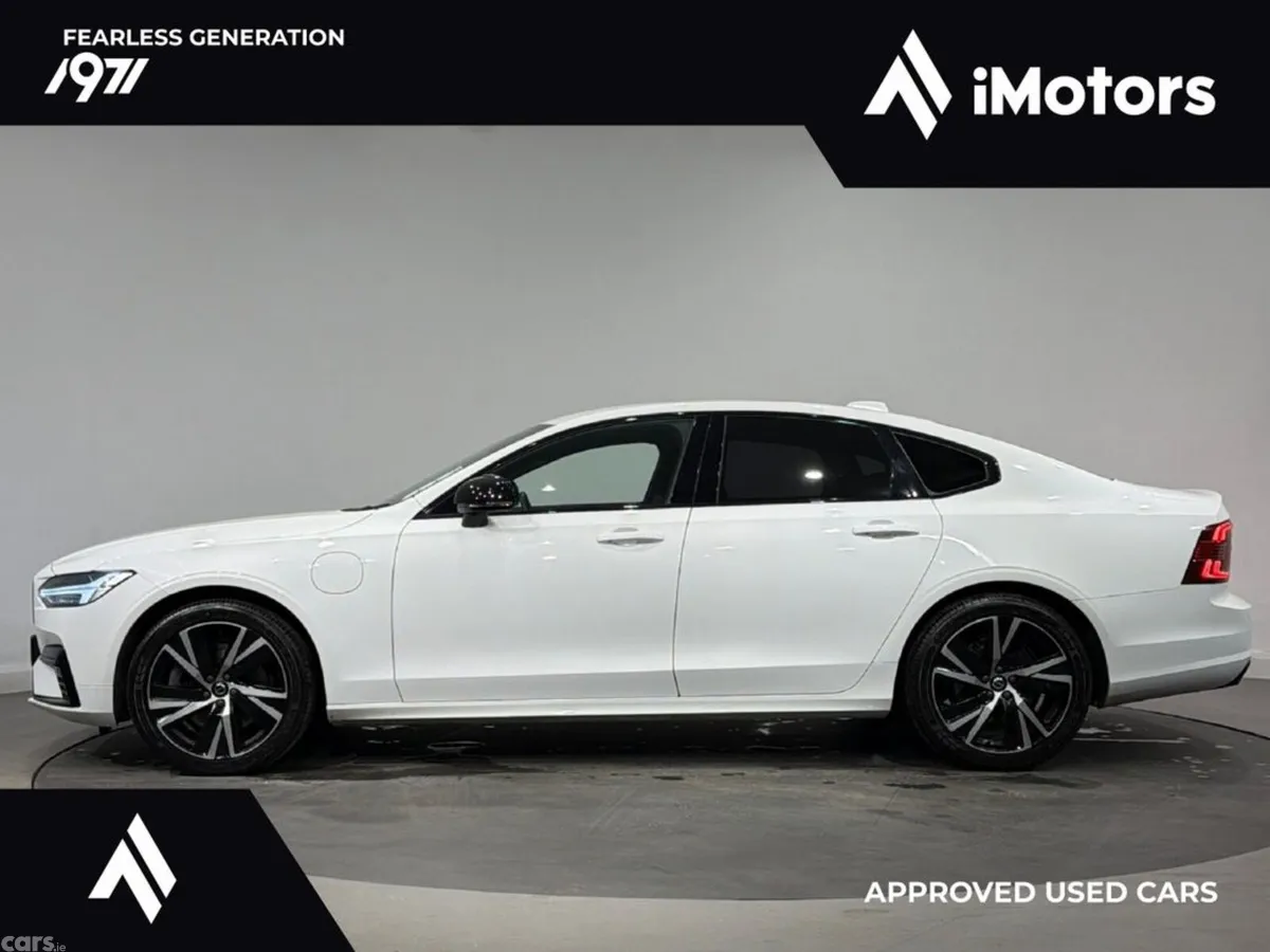 Volvo S90 Saloon, Petrol Plug-in Hybrid, 2022, White