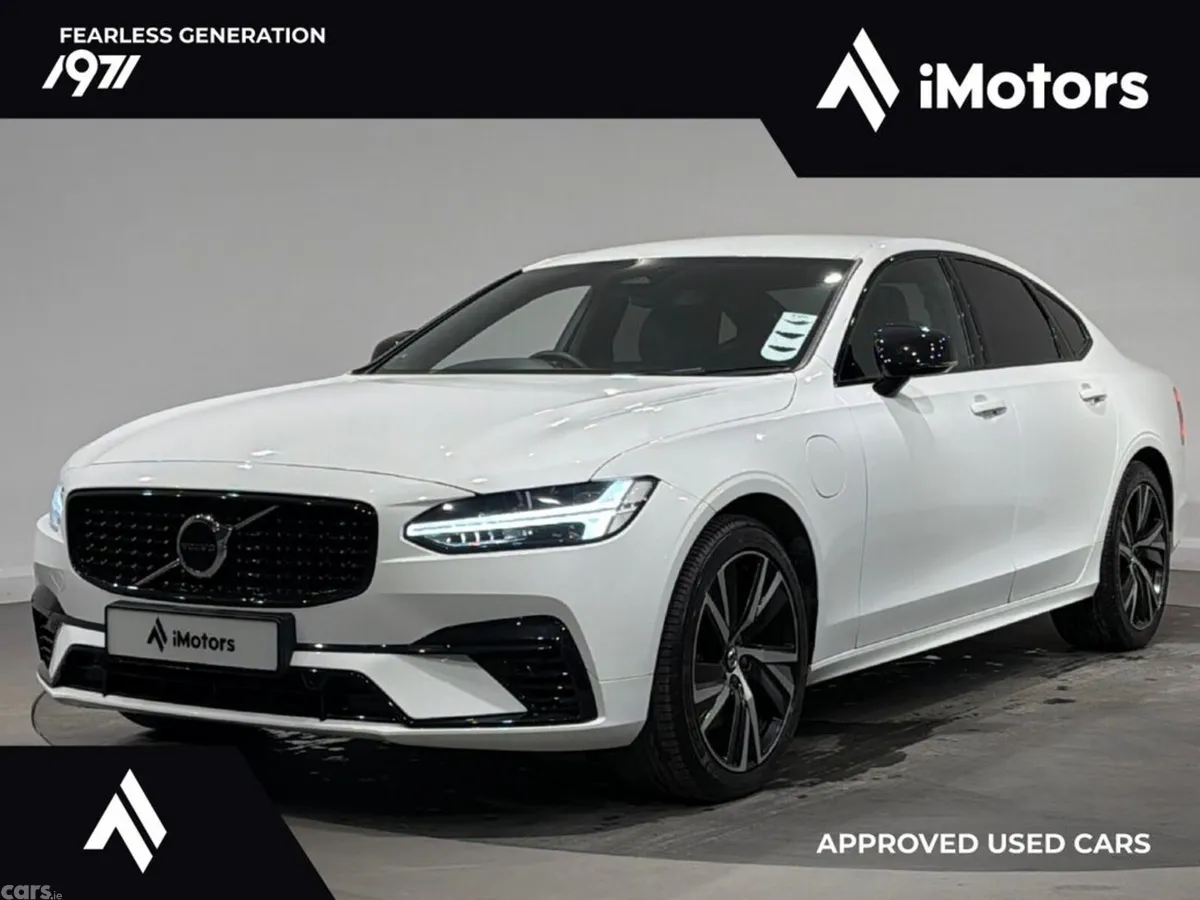 Volvo S90 Saloon, Petrol Plug-in Hybrid, 2022, White