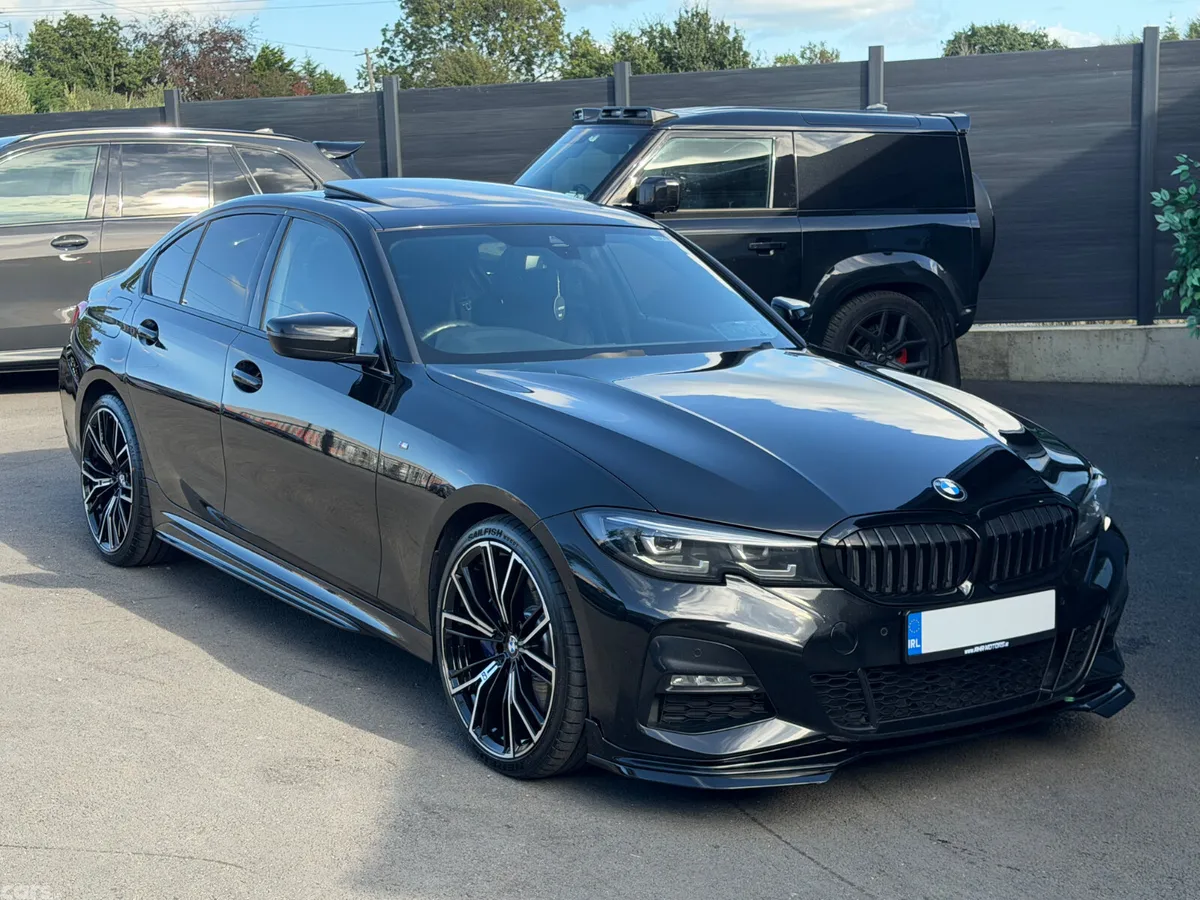 BMW 3-Series Saloon, Petrol Hybrid, 2021, Black