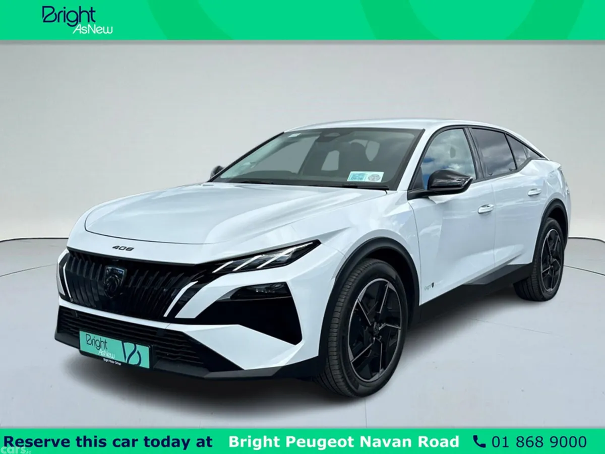 Peugeot 408 Hatchback, Electric, 2026, White