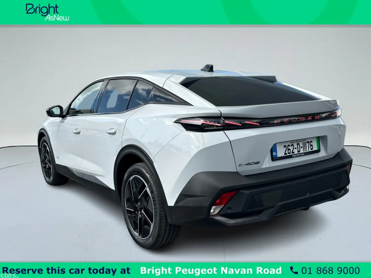 Peugeot 408 Hatchback, Electric, 2026, White