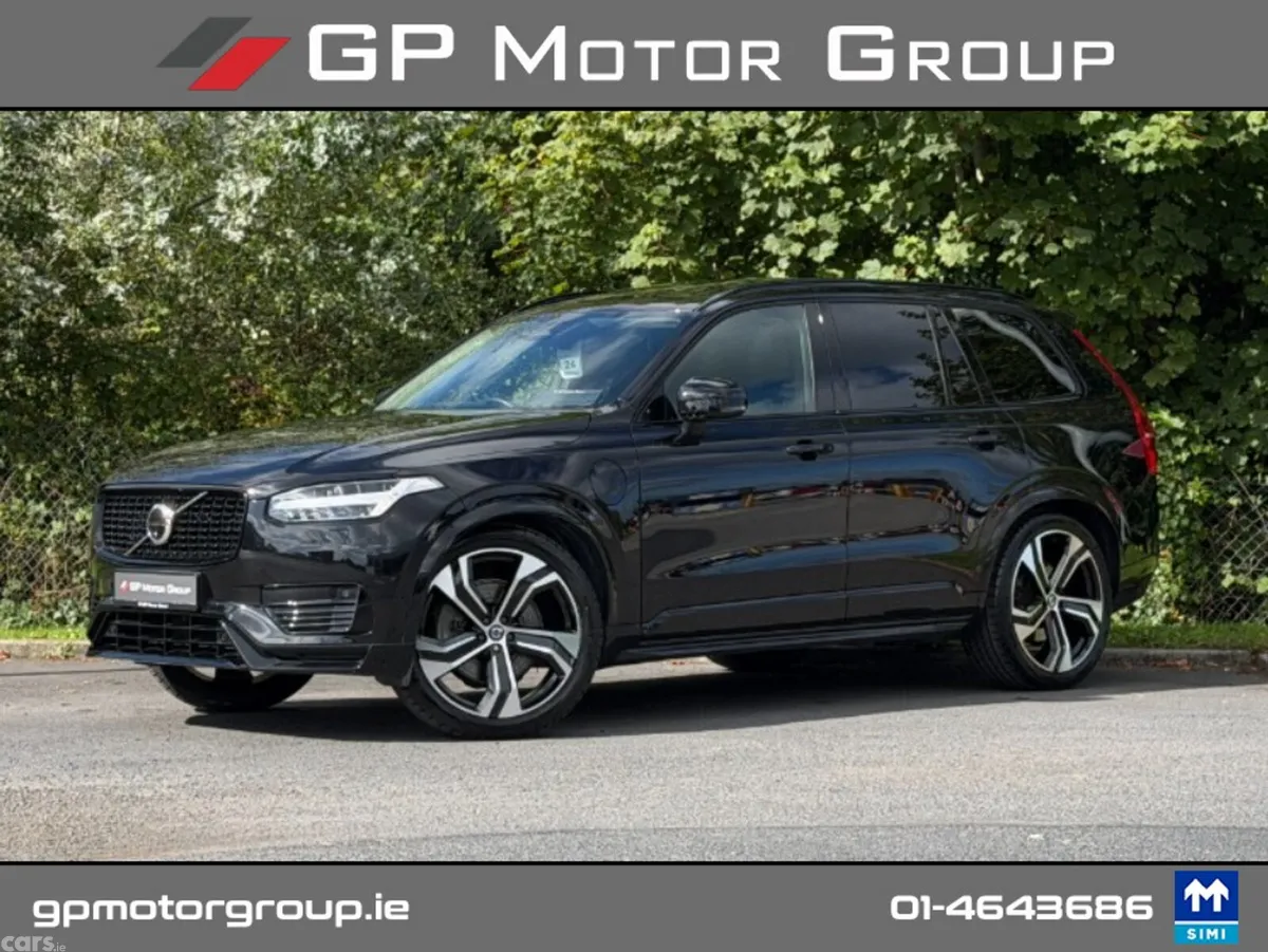 Volvo XC90 Estate, Petrol Plug-in Hybrid, 2023, Black