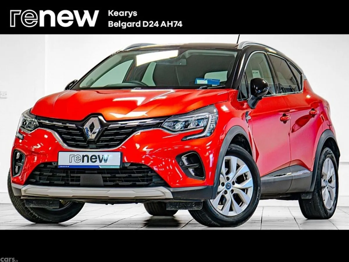 Renault Captur Hatchback, Petrol Plug-in Hybrid, 2021, Red