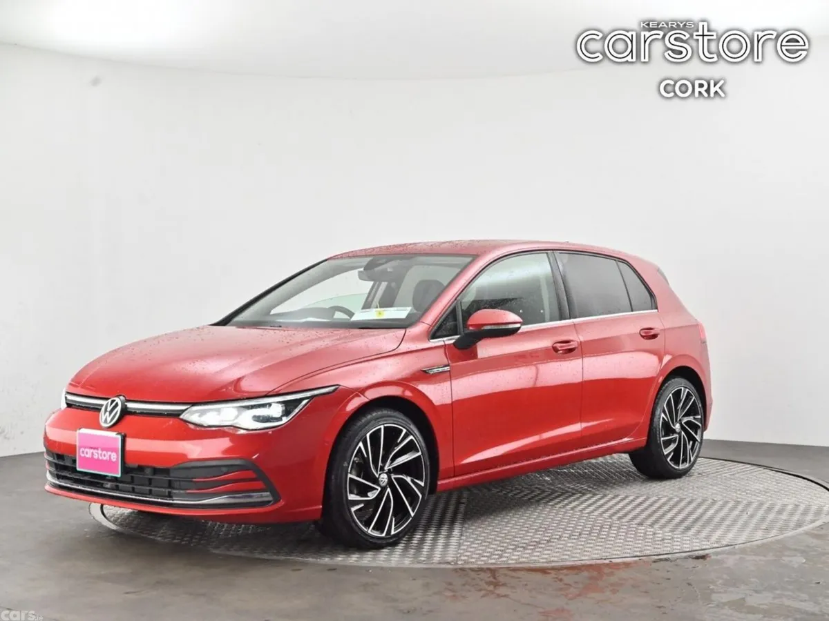 Volkswagen Golf Hatchback, Petrol Hybrid, 2021, Red