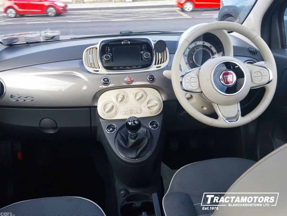 Fiat 500 Hatchback, Petrol, 2016, Grey