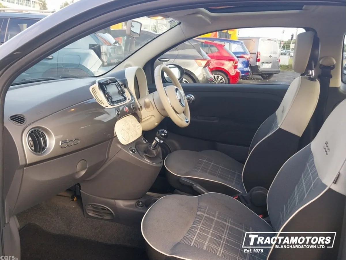 Fiat 500 Hatchback, Petrol, 2016, Grey