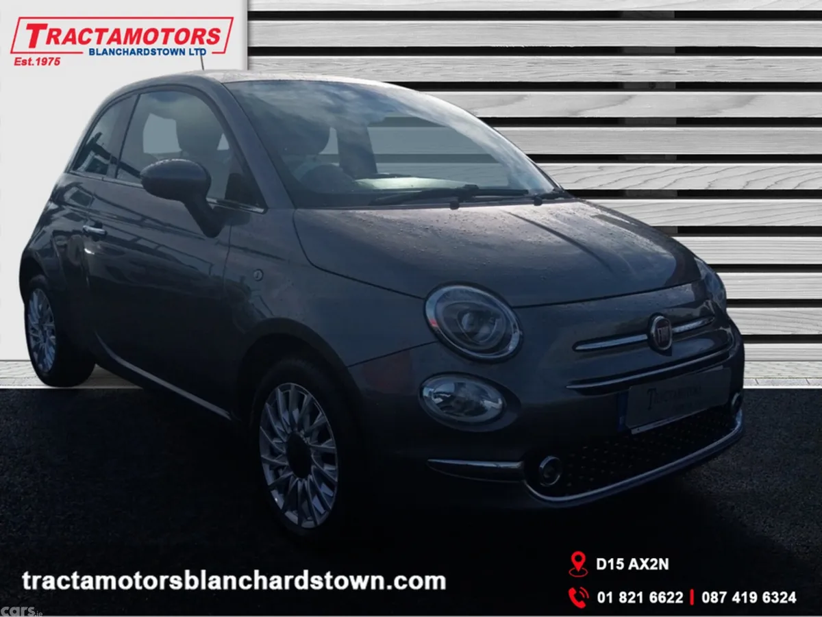 Fiat 500 Hatchback, Petrol, 2016, Grey