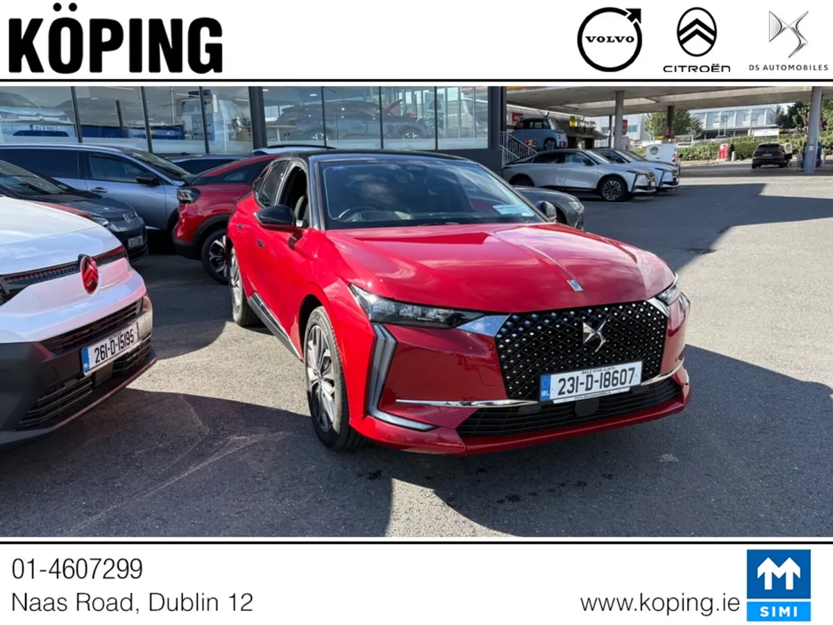 DS Automobiles DS 4 MPV, Petrol Plug-in Hybrid, 2023, Red