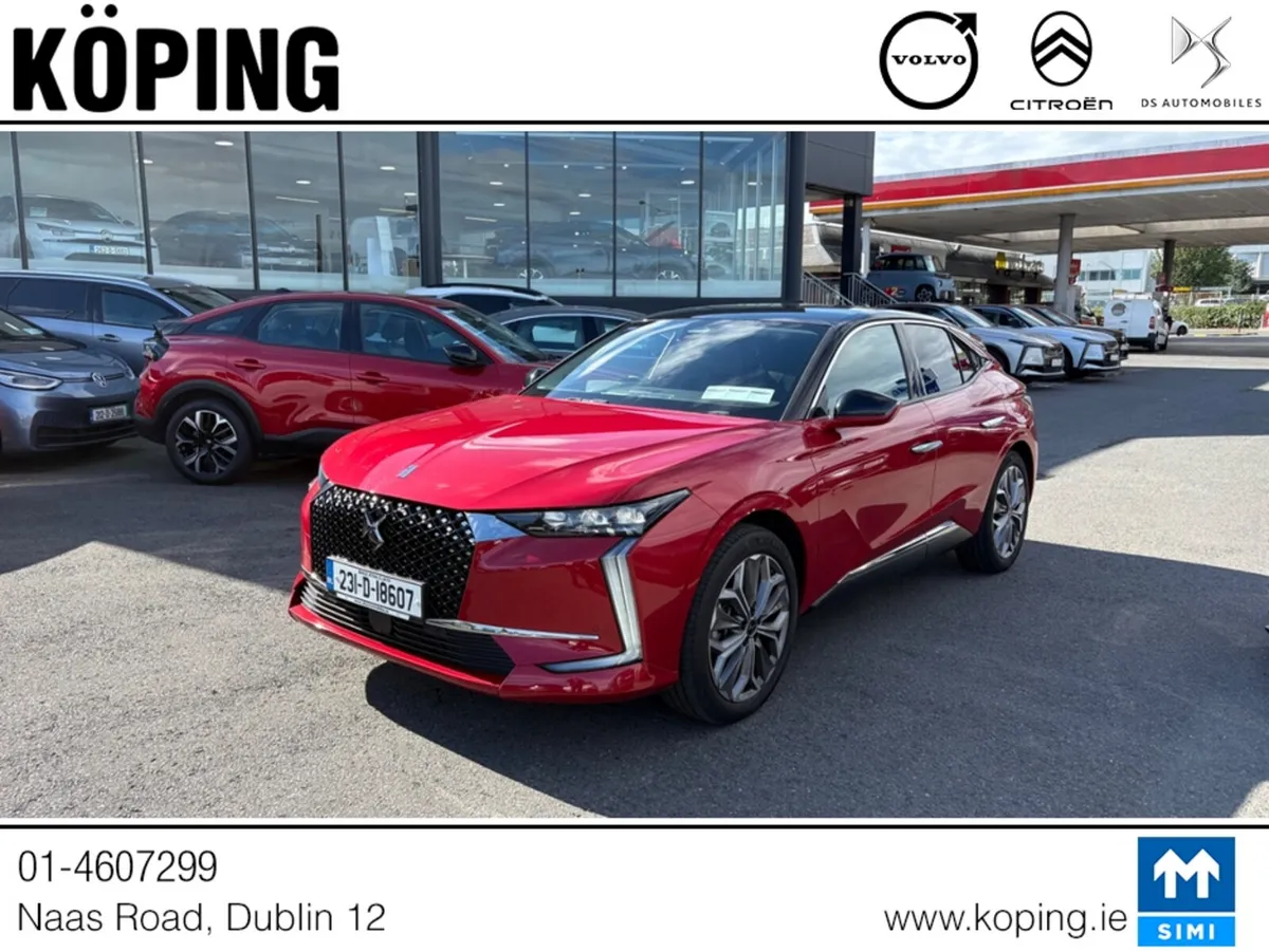 DS Automobiles DS 4 MPV, Petrol Plug-in Hybrid, 2023, Red