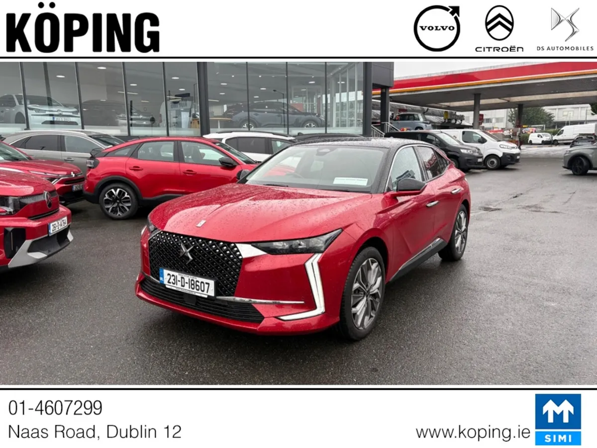 DS Automobiles DS 4 MPV, Petrol Plug-in Hybrid, 2023, Red