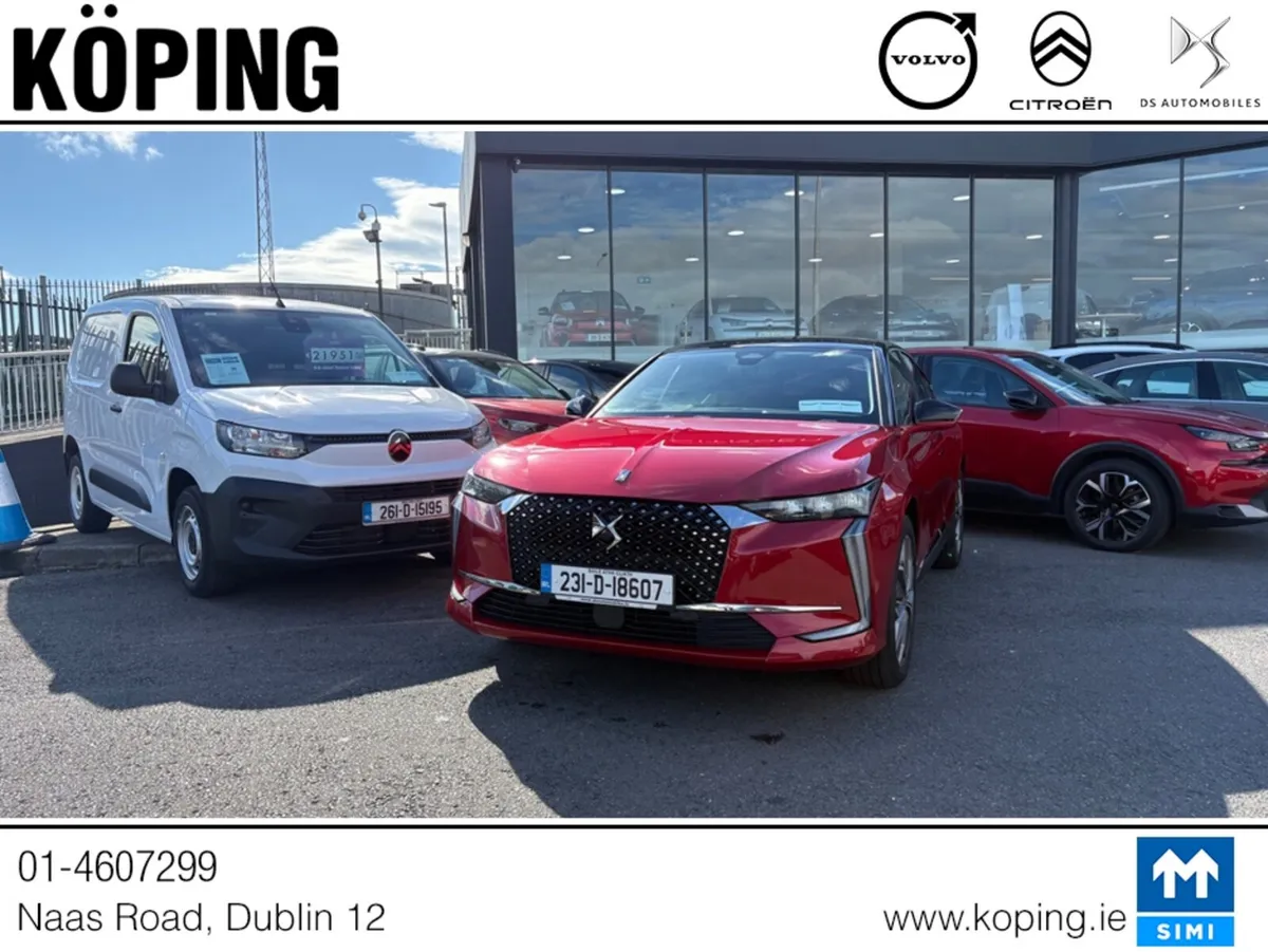 DS Automobiles DS 4 MPV, Petrol Plug-in Hybrid, 2023, Red