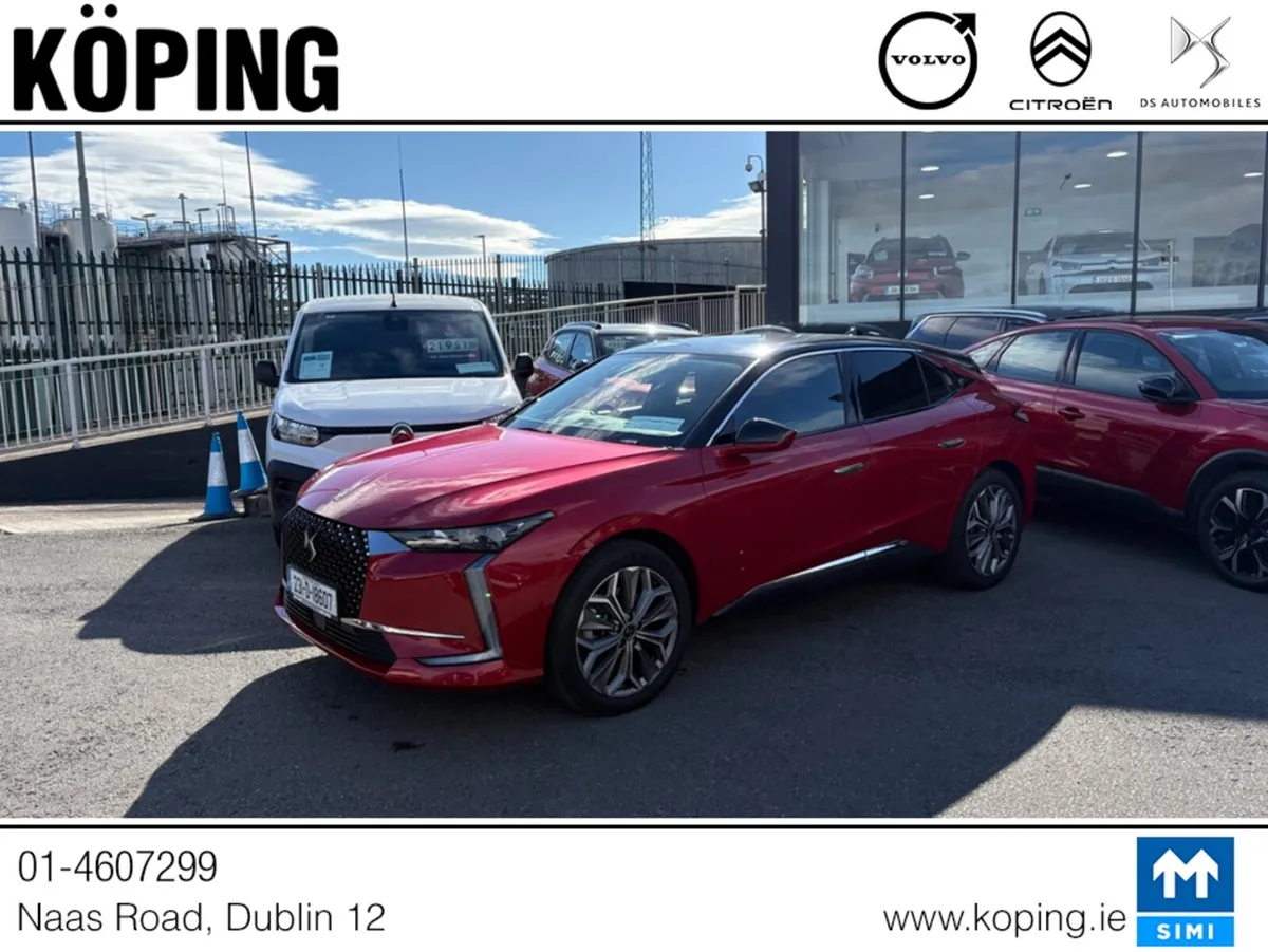 DS Automobiles DS 4 MPV, Petrol Plug-in Hybrid, 2023, Red