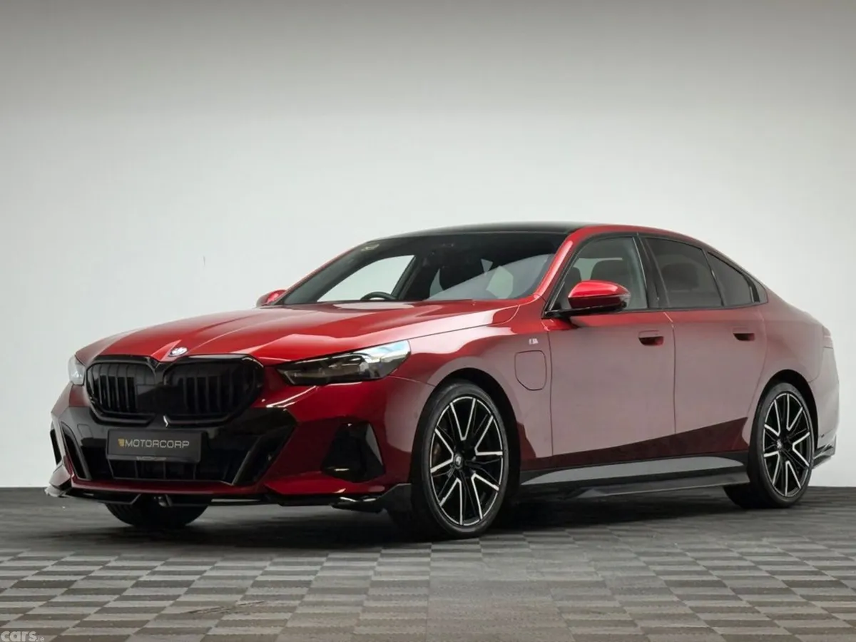 BMW 5-Series Saloon, Petrol Plug-in Hybrid, 2024, Red