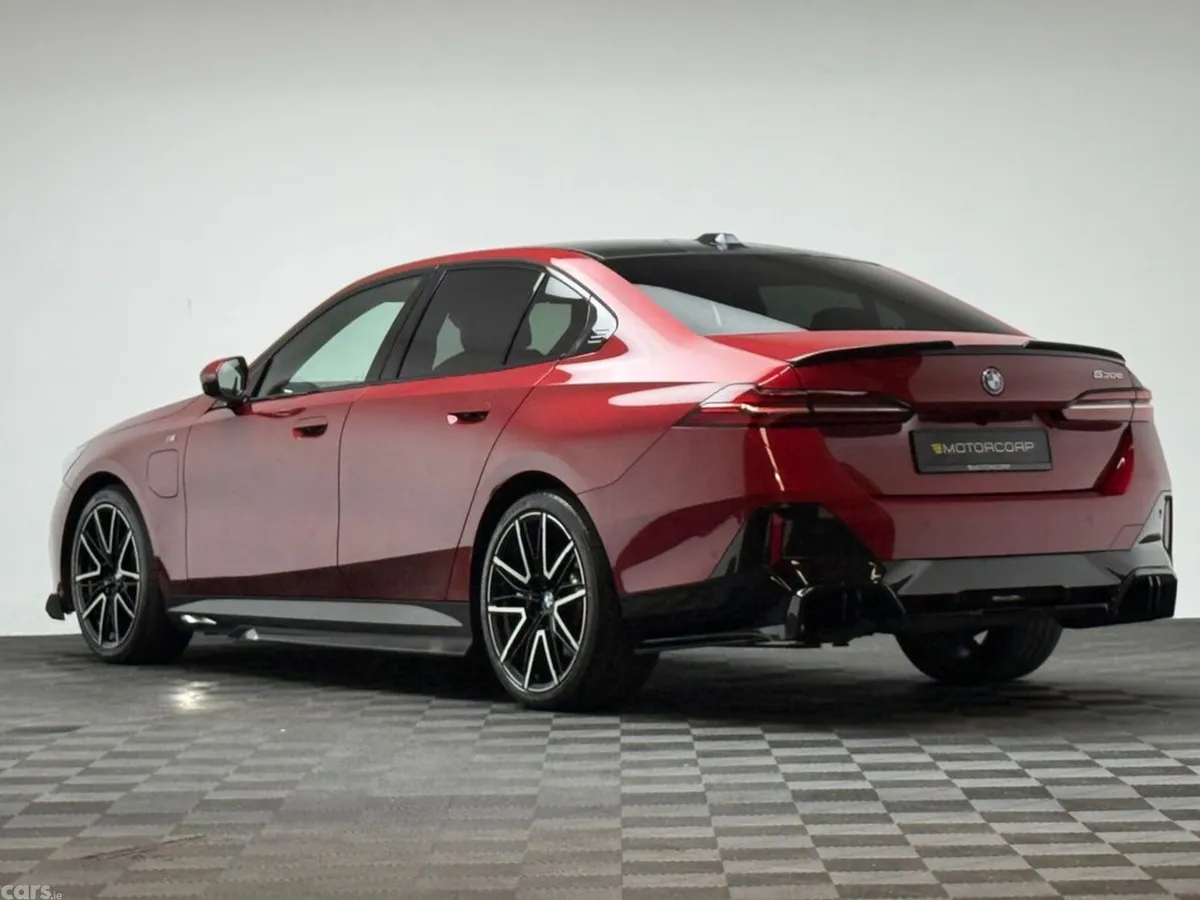 BMW 5-Series Saloon, Petrol Plug-in Hybrid, 2024, Red
