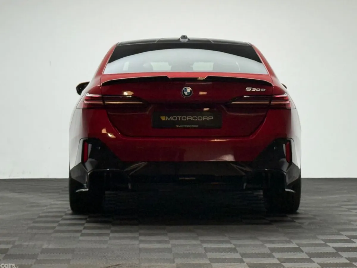 BMW 5-Series Saloon, Petrol Plug-in Hybrid, 2024, Red