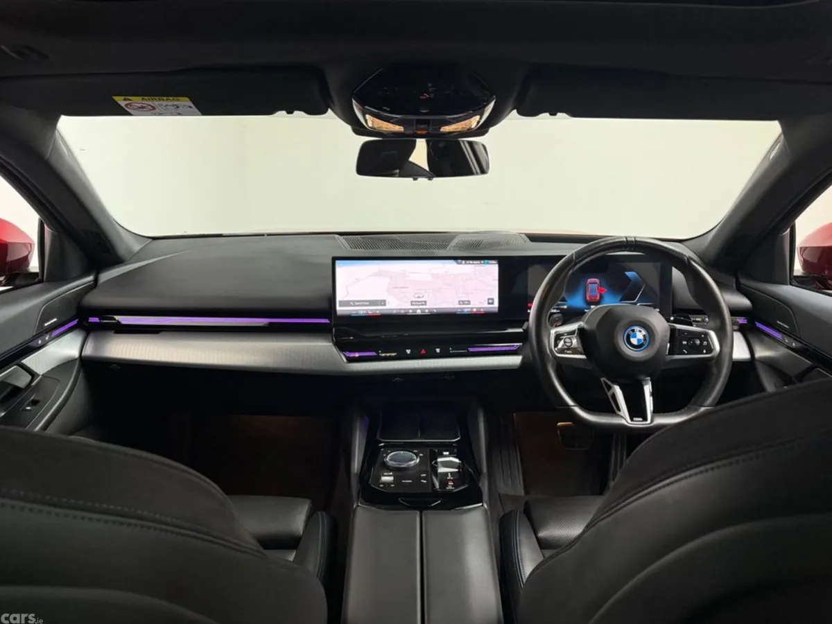BMW 5-Series Saloon, Petrol Plug-in Hybrid, 2024, Red