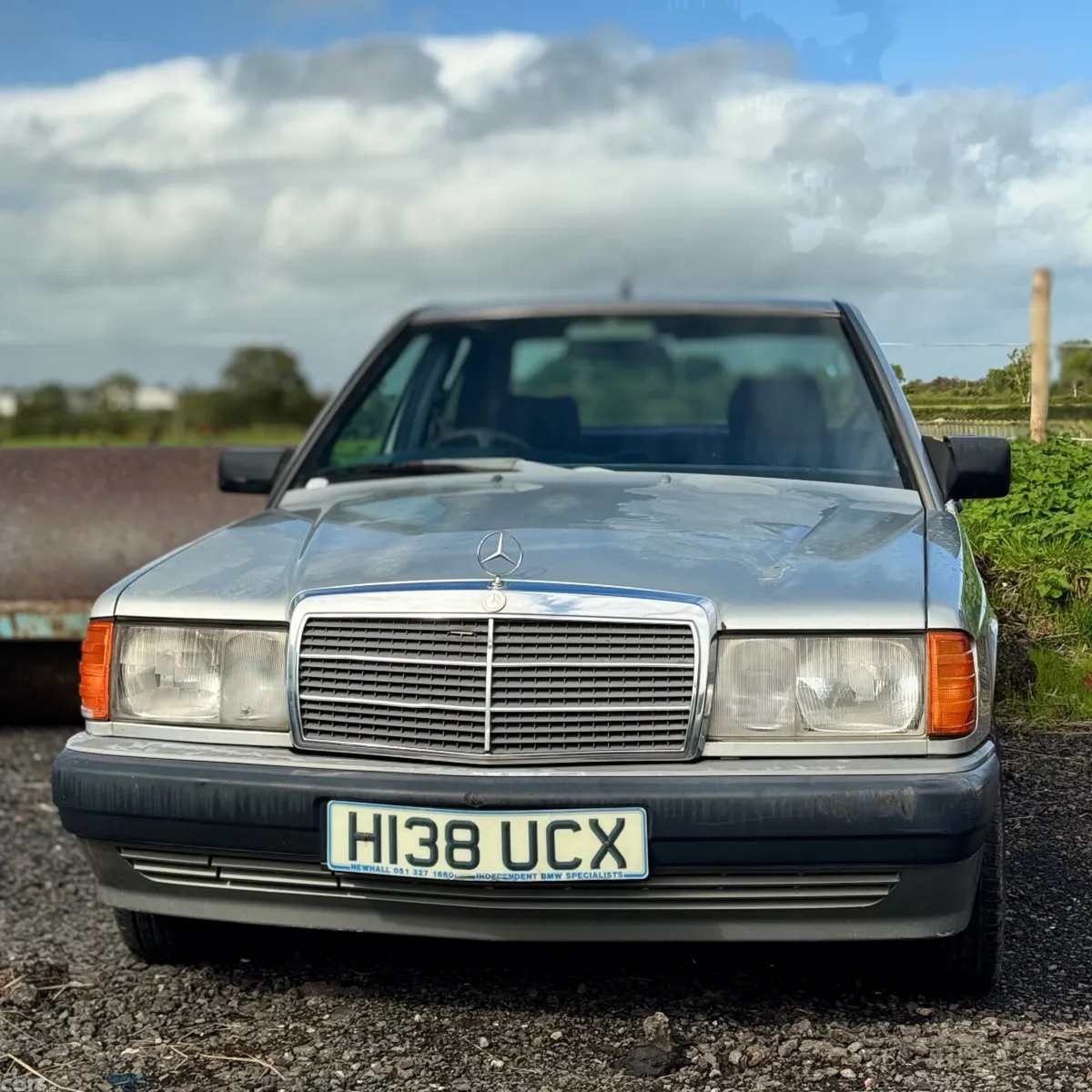 Mercedes-Benz 190 Saloon, Diesel, 1990, Silver