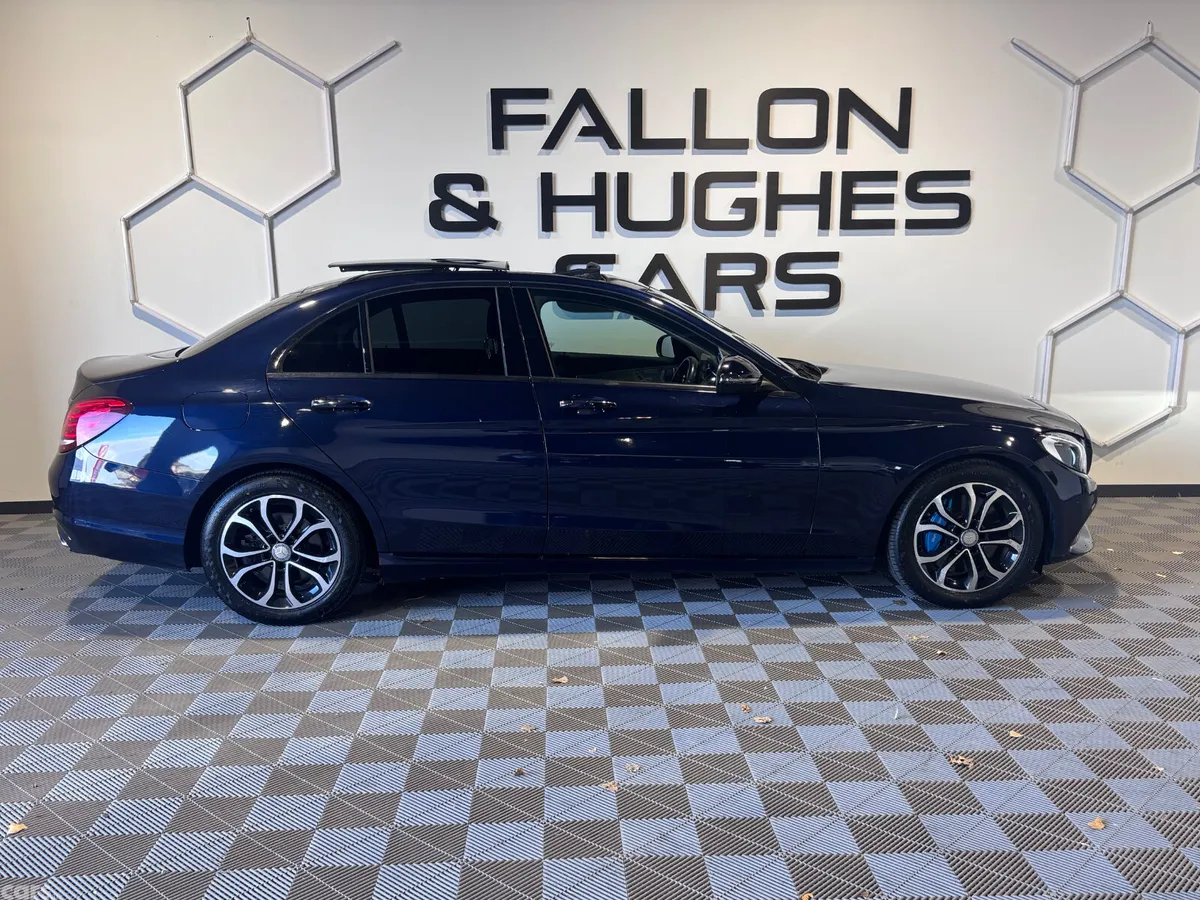 Mercedes-Benz C-Class Saloon, Petrol Plug-in Hybrid, 2017, Blue