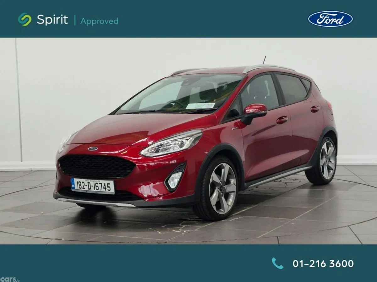 Ford Fiesta Hatchback, Petrol, 2018, Red
