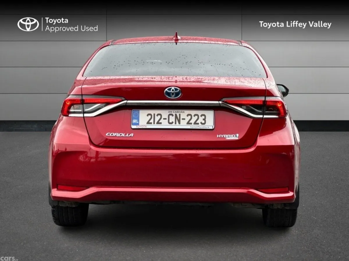 Toyota Corolla Saloon, Petrol Hybrid, 2021, Red
