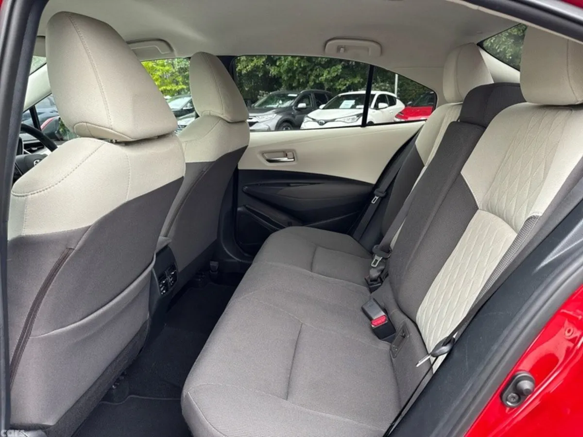 Toyota Corolla Saloon, Petrol Hybrid, 2021, Red