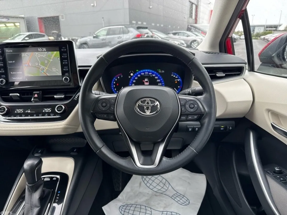Toyota Corolla Saloon, Petrol Hybrid, 2021, Red