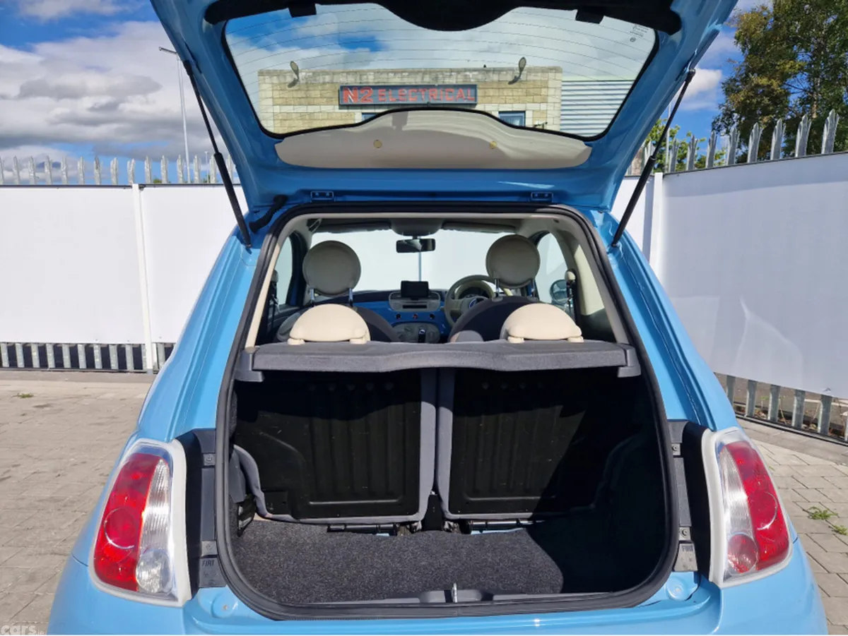 Fiat 500 Hatchback, Petrol, 2015, Blue