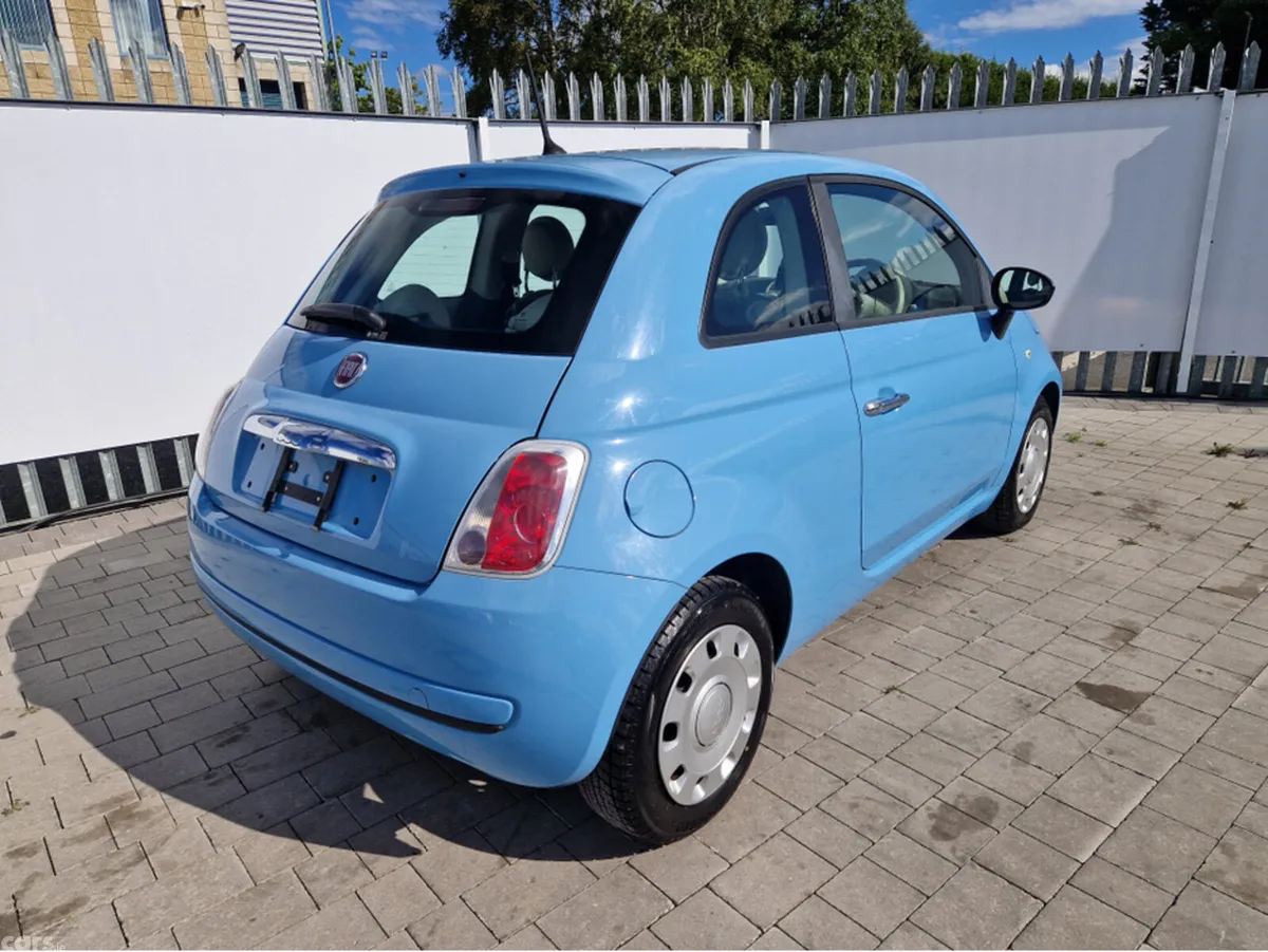 Fiat 500 Hatchback, Petrol, 2015, Blue