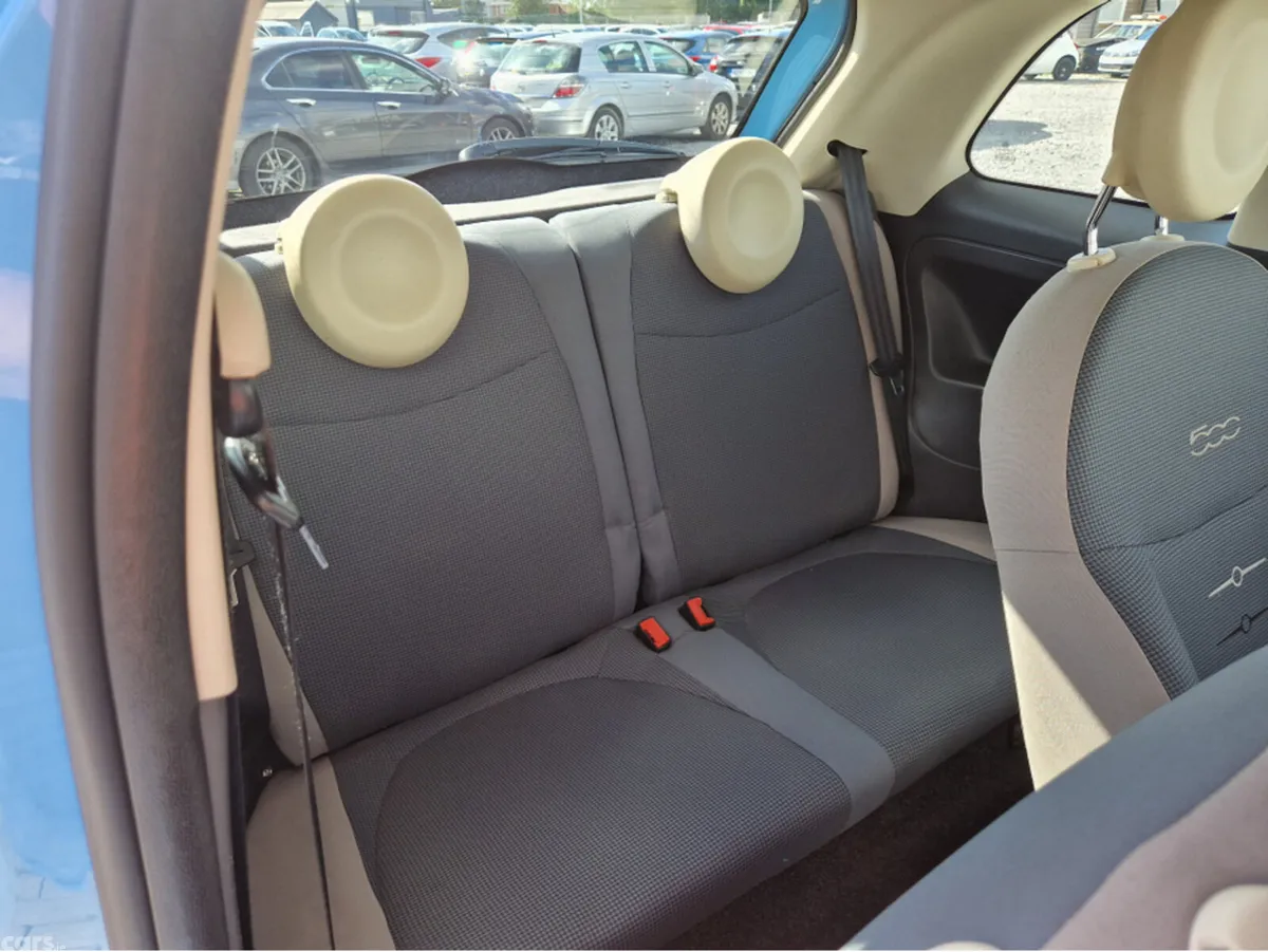 Fiat 500 Hatchback, Petrol, 2015, Blue