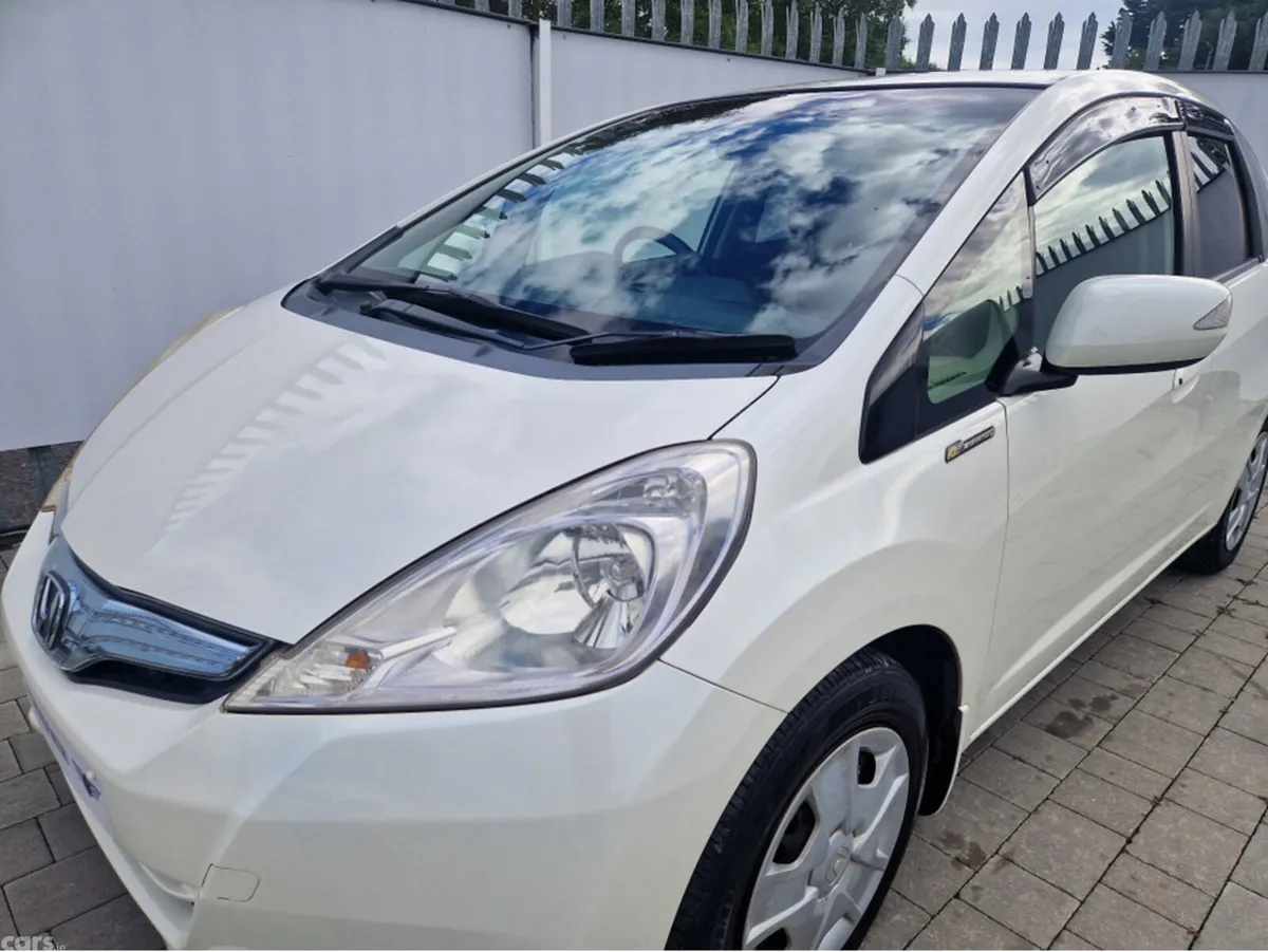 Honda Fit Hatchback, Petrol Hybrid, 2012, White