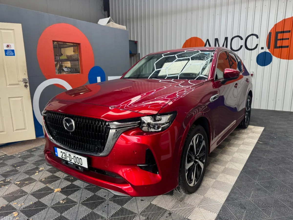 Mazda CX-60 SUV, Petrol Plug-in Hybrid, 2023, Red