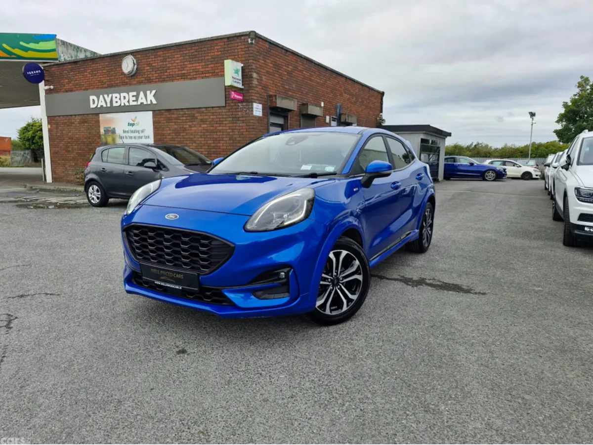 Ford Puma MPV, Petrol Hybrid, 2021, Blue