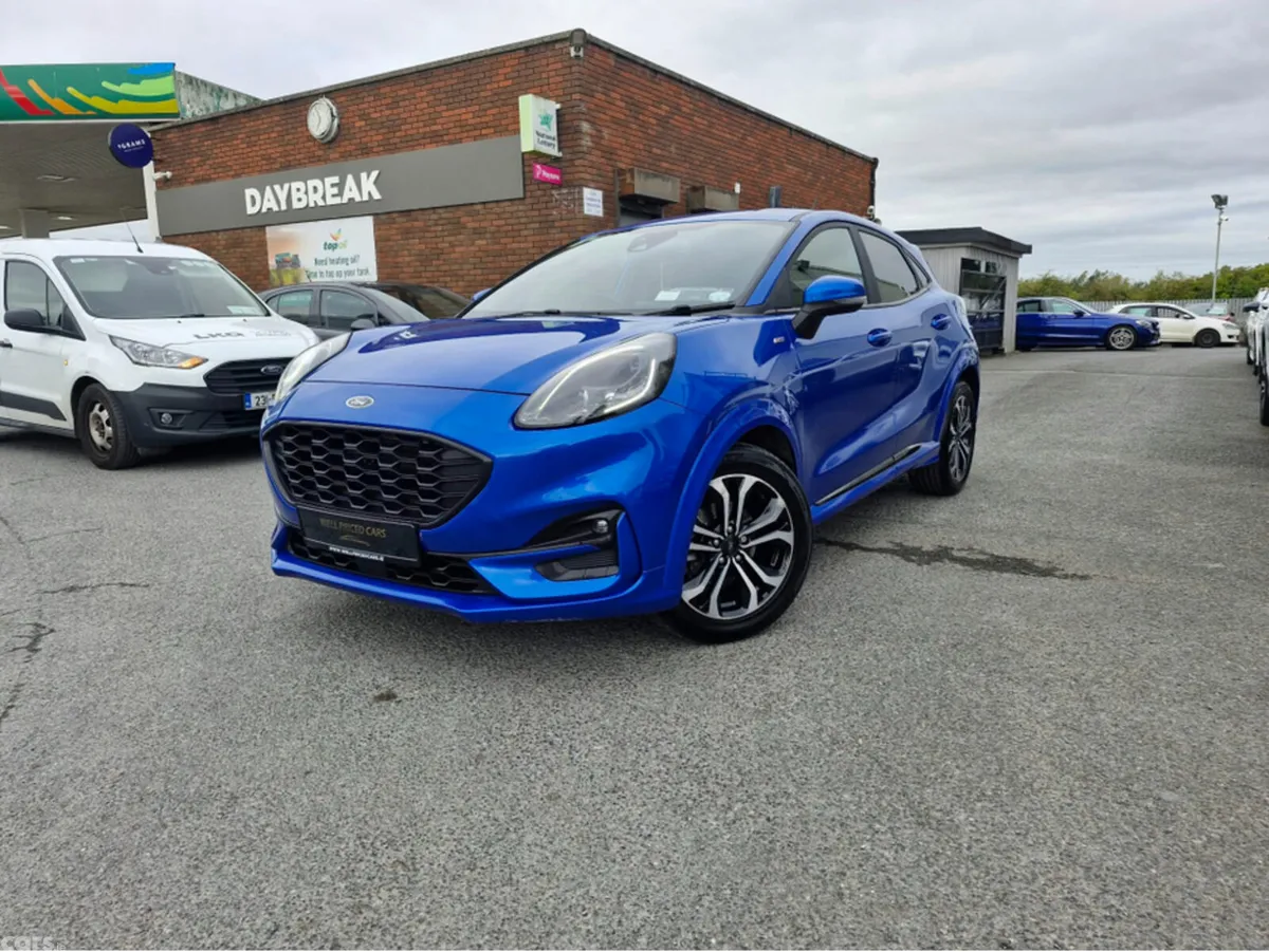 Ford Puma MPV, Petrol Hybrid, 2021, Blue