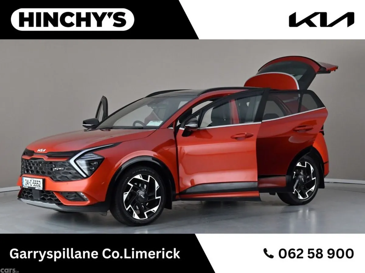 Kia Sportage SUV, Diesel Hybrid, 2024, Orange