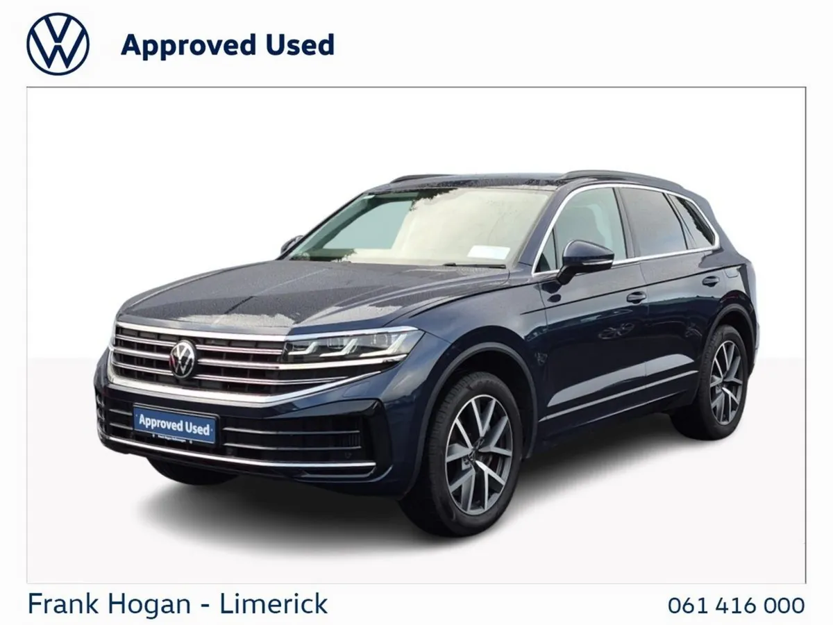 Volkswagen Touareg SUV, Petrol Plug-in Hybrid, 2024, Blue