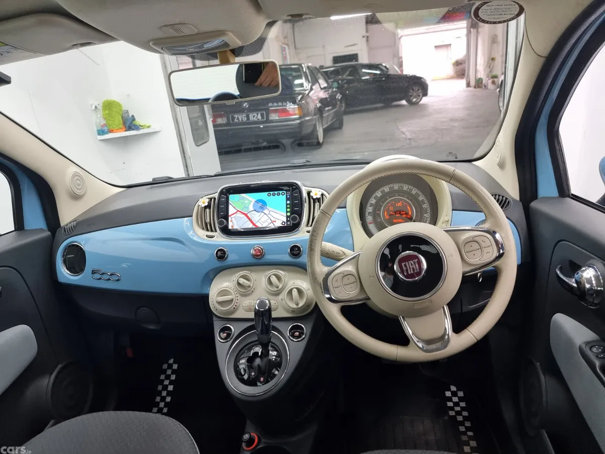 Fiat 500 Hatchback, Petrol, 2016, Blue