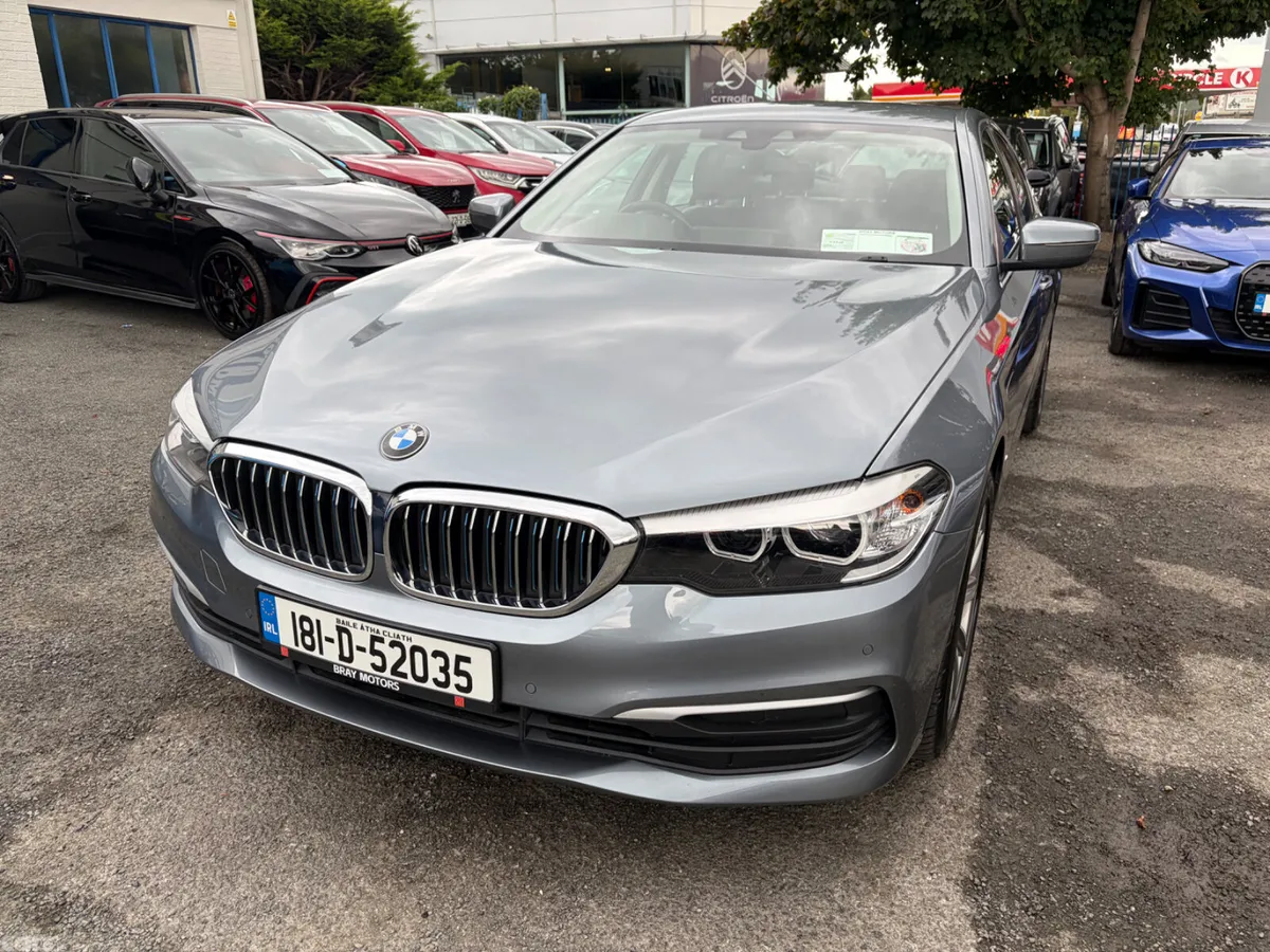 BMW 5-Series Saloon, Petrol Plug-in Hybrid, 2018, Blue