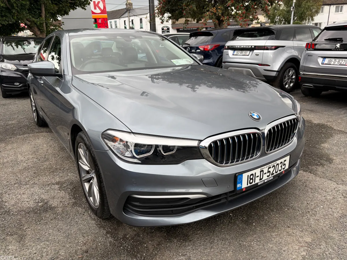 BMW 5-Series Saloon, Petrol Plug-in Hybrid, 2018, Blue