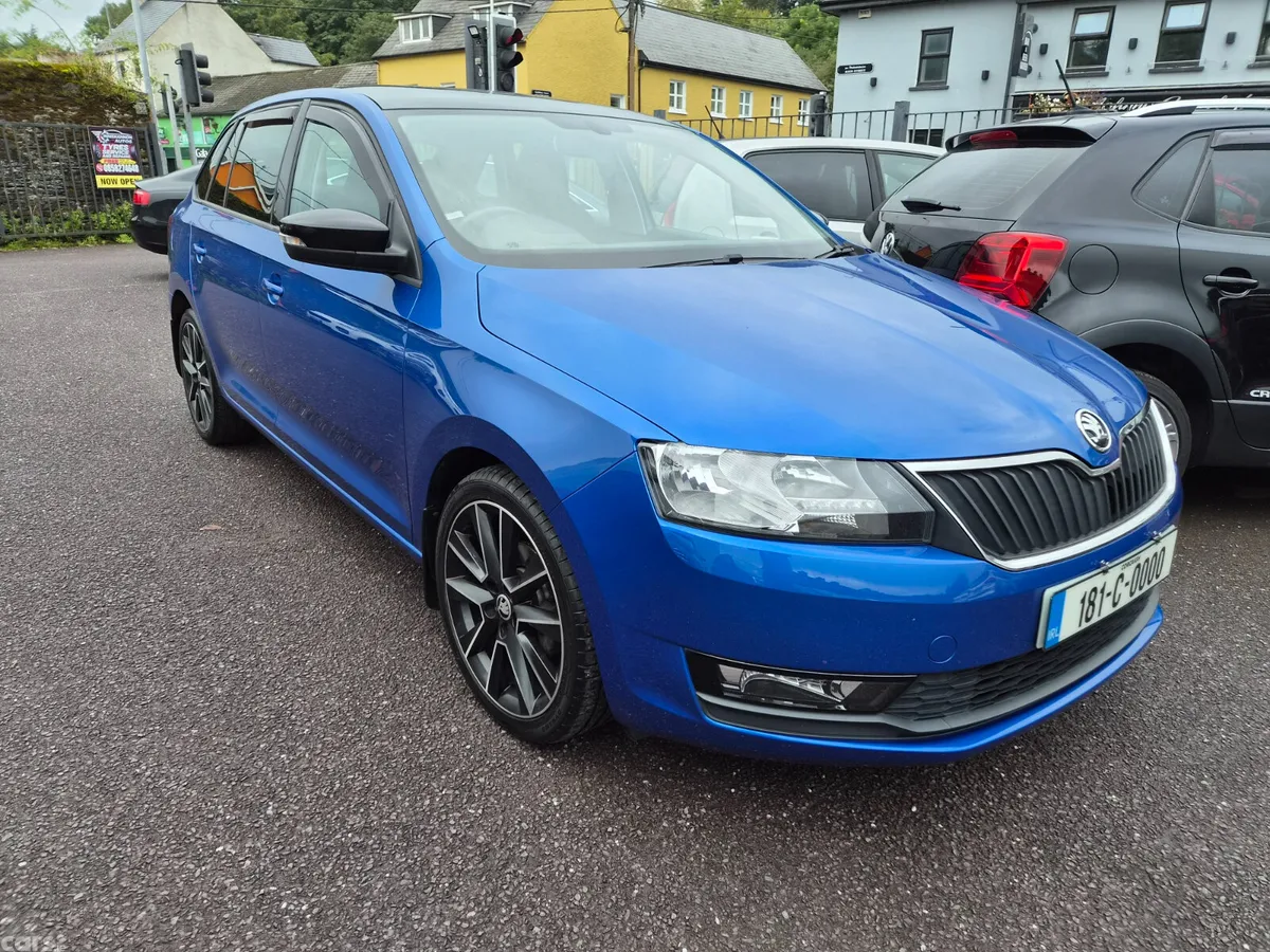 Skoda Rapid Hatchback, Petrol, 2018, Blue