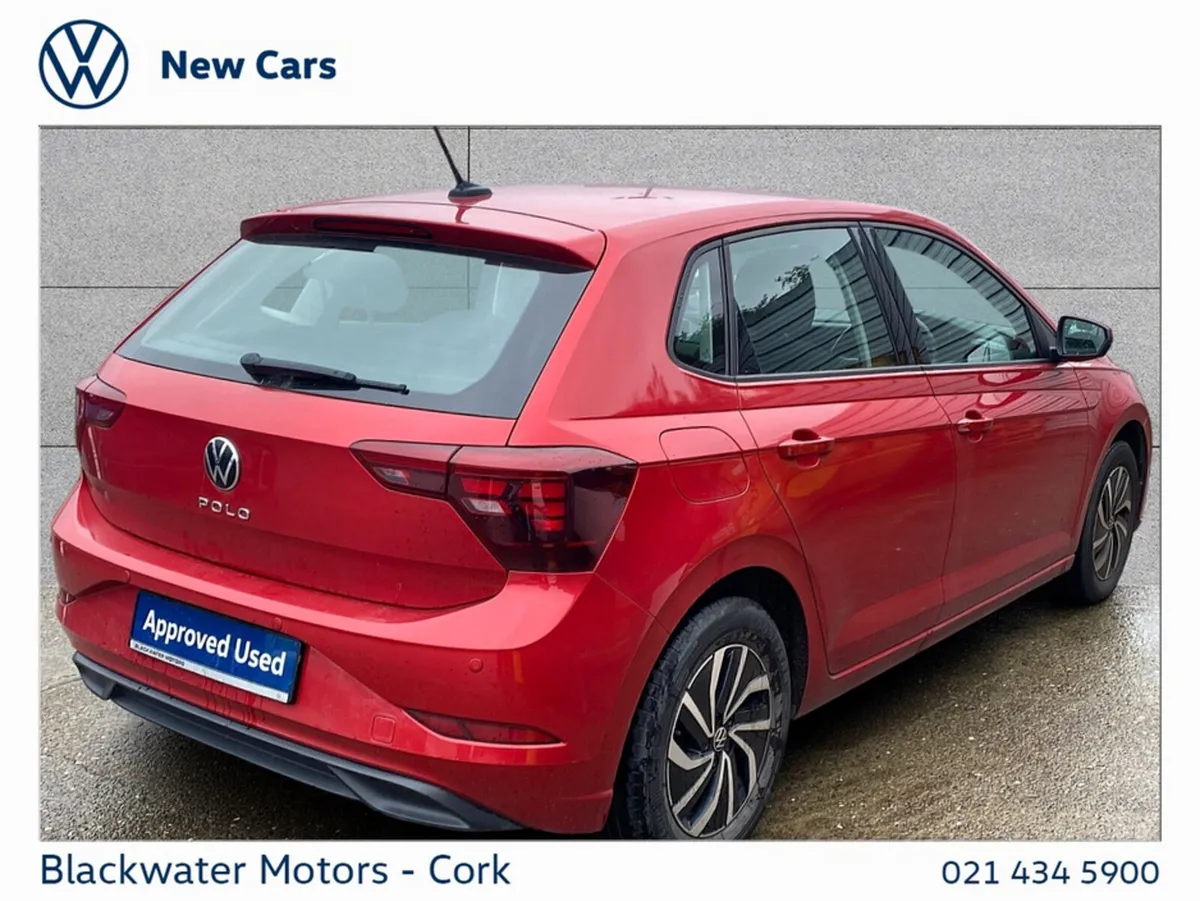 Volkswagen Polo Hatchback, Petrol, 2022, Red