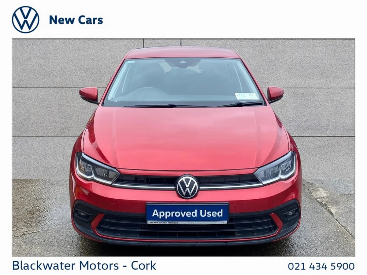 Volkswagen Polo Hatchback, Petrol, 2022, Red