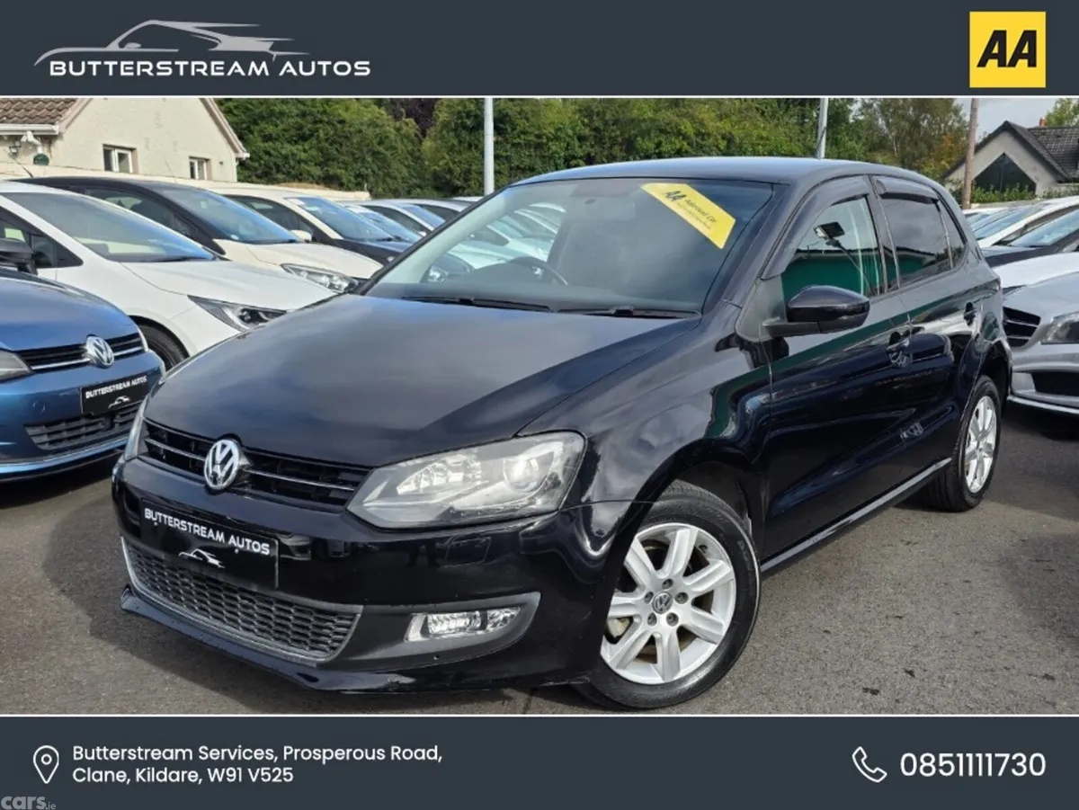 Volkswagen Polo Hatchback, Petrol, 2013, Black