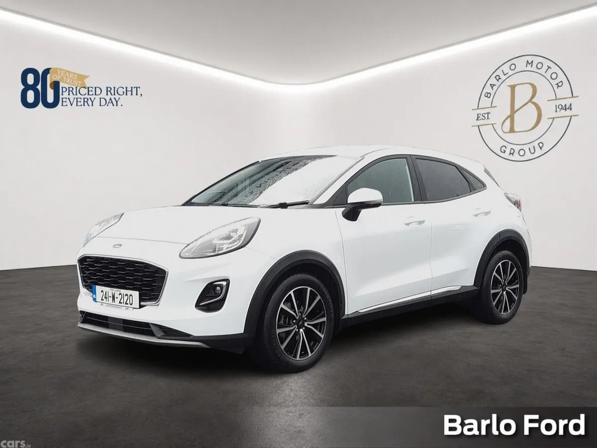 Ford Puma MPV, Petrol Hybrid, 2024, White
