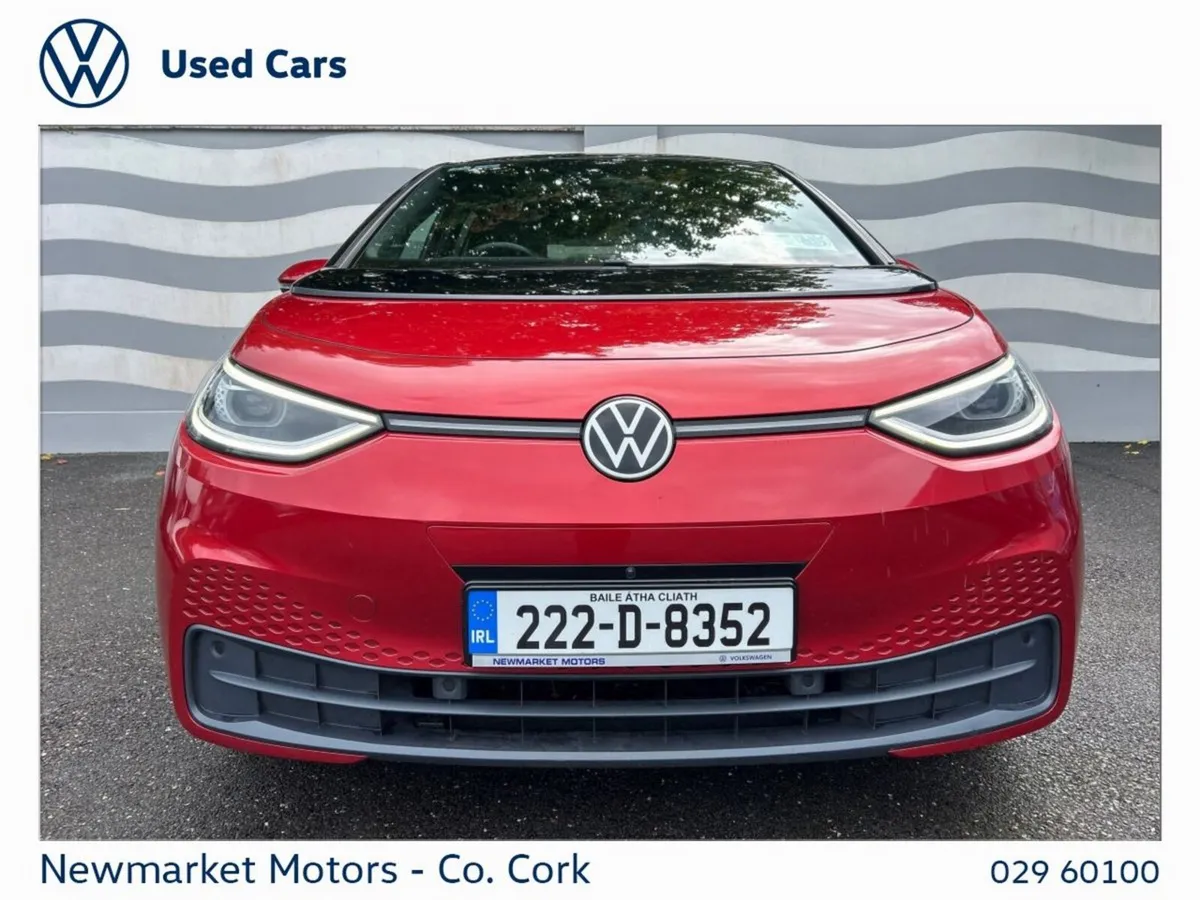 Volkswagen ID.3 Hatchback, Electric, 2022, Red