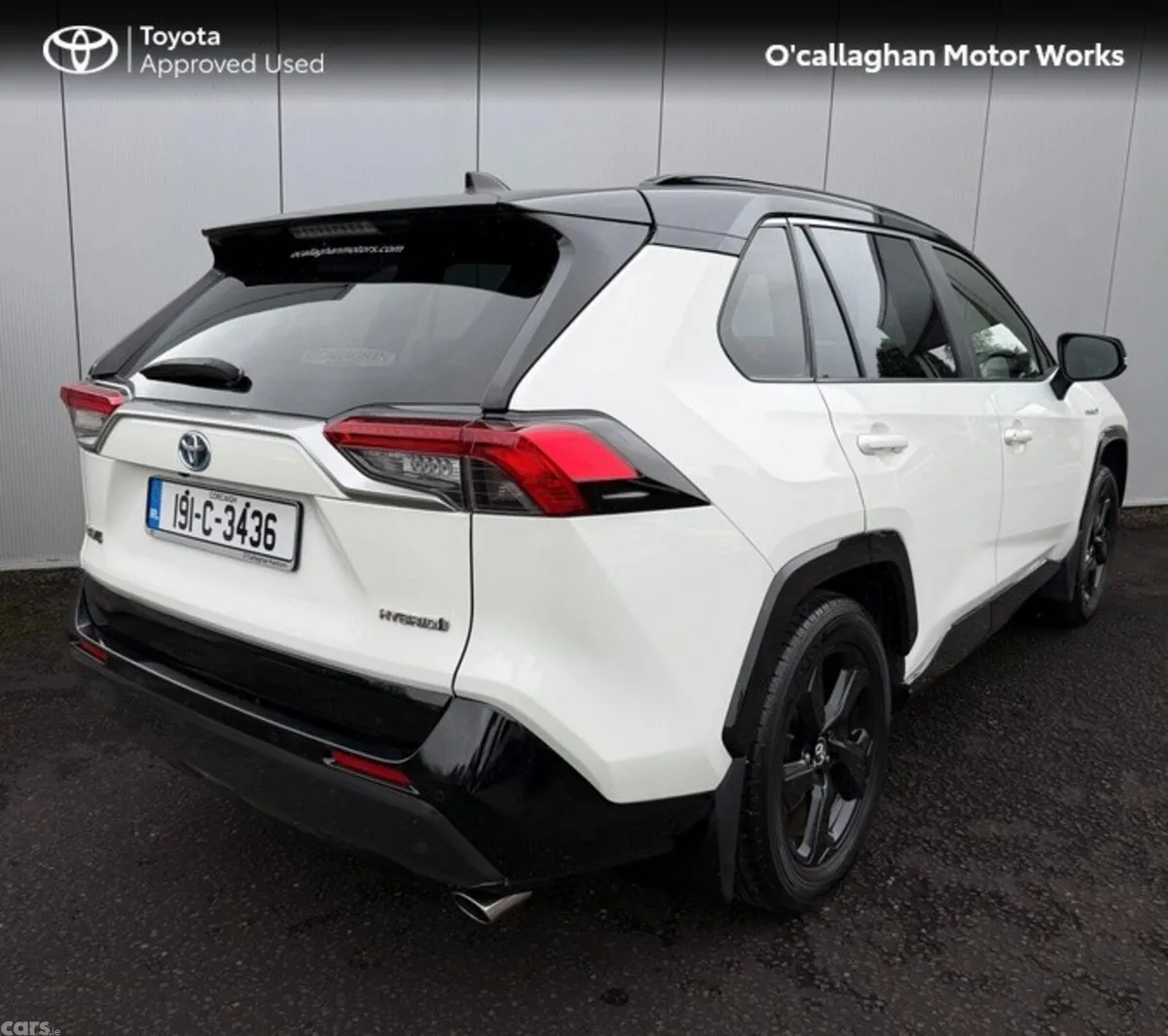 Toyota RAV4 SUV, Petrol Hybrid, 2019, White