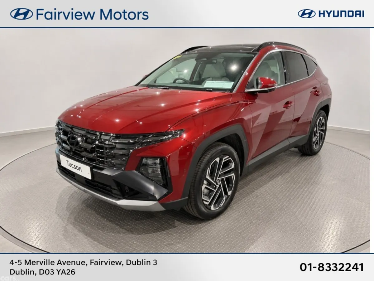 Hyundai Tucson SUV, Petrol Plug-in Hybrid, 2026, Red
