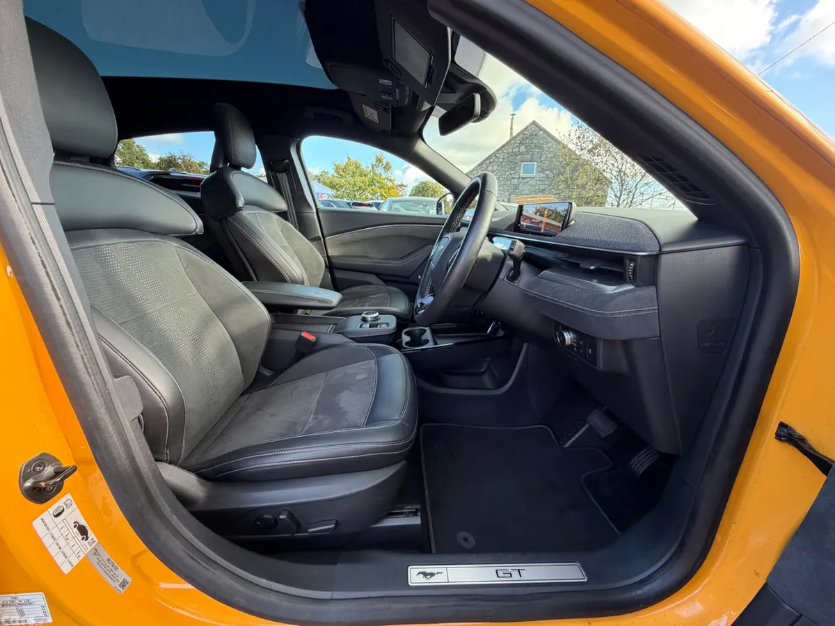 Ford Mustang Mach-E Hatchback, Electric, 2022, Orange