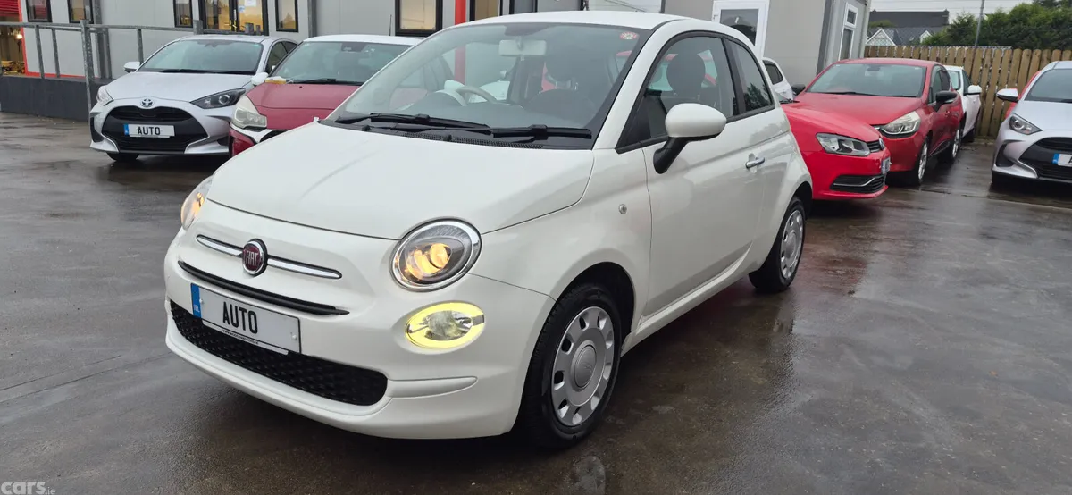 Fiat 500 Hatchback, Petrol, 2017, White