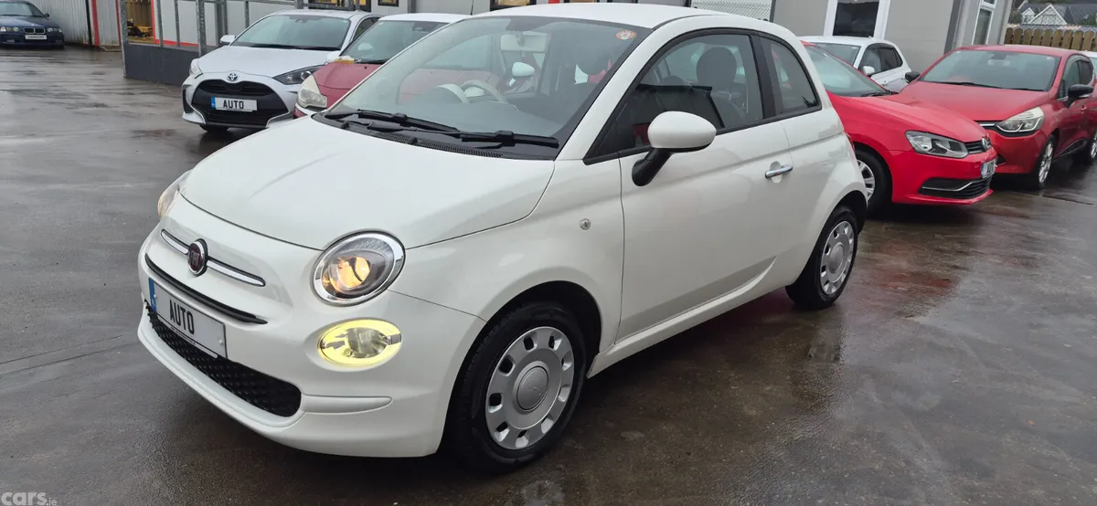 Fiat 500 Hatchback, Petrol, 2017, White