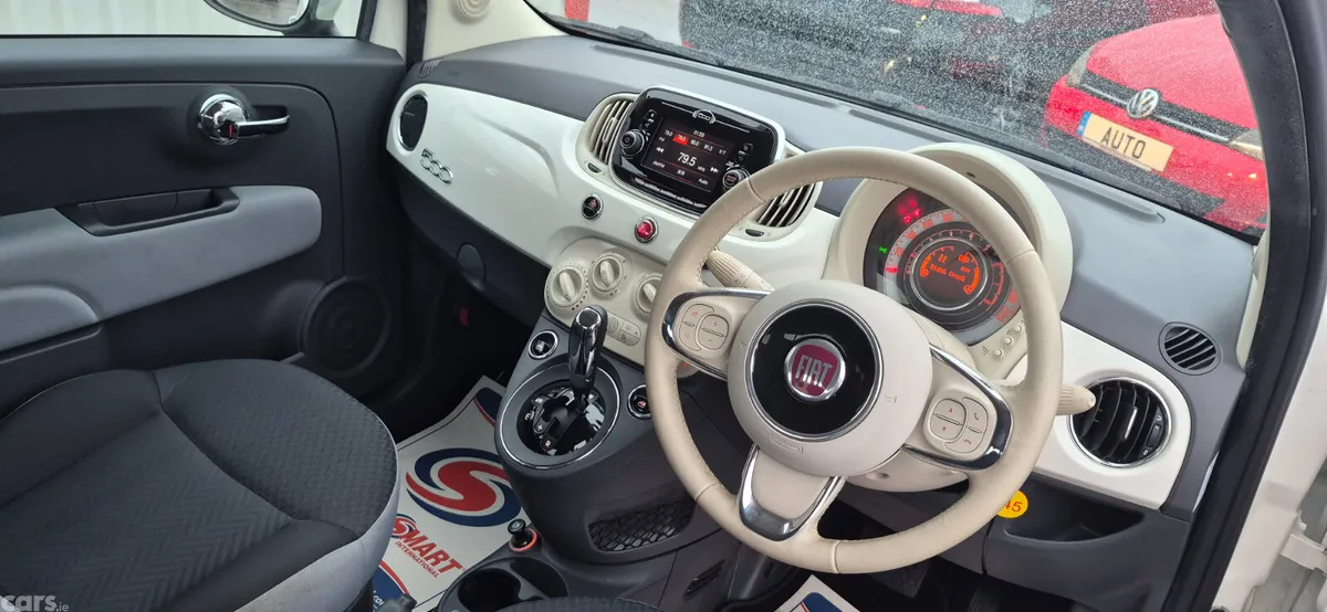 Fiat 500 Hatchback, Petrol, 2017, White